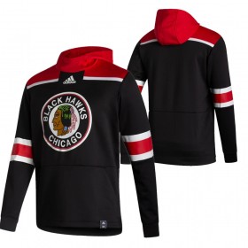 Chicago Blackhawks Blank 2020-21 Reverse Retro Hoodie Sawyer - Mannen